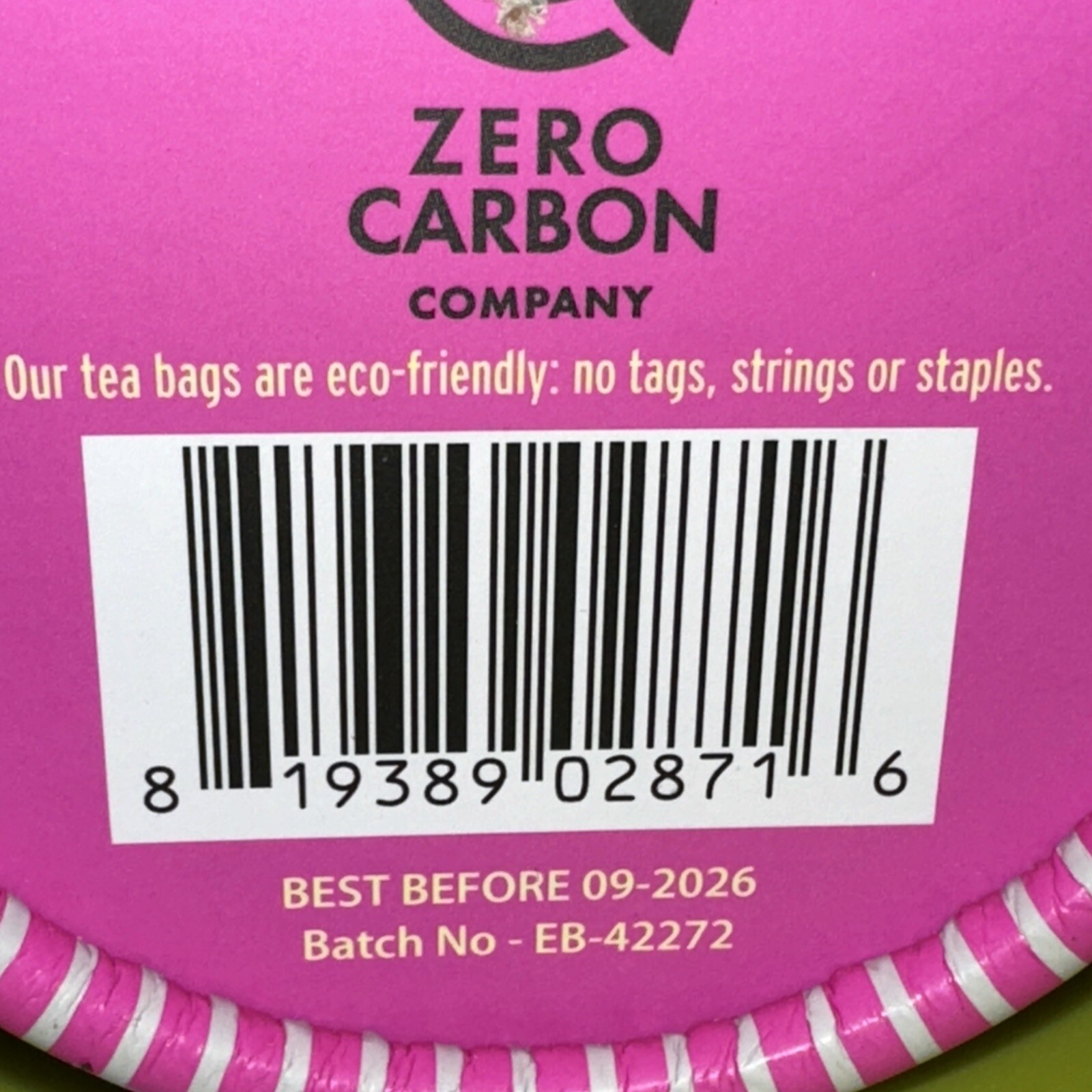 TEA TIME 🫖 CAFFEINATED 🫖 PASSION FRUIT GREEN TEA – 2 tubes -100 Tea Bags 🫖