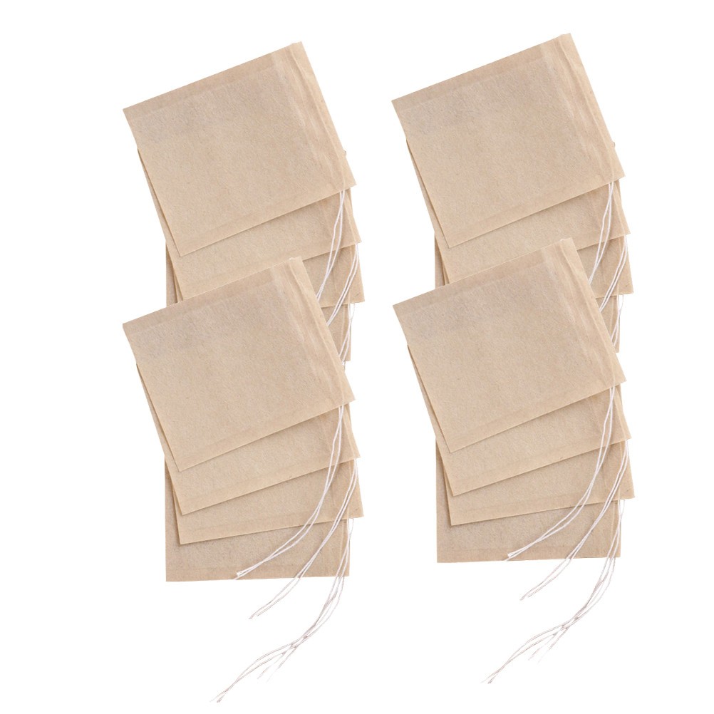 300 Pcs Paper Drawstring Tea Bags For Loose Leaf Tea Filter Bags 5×7 cm