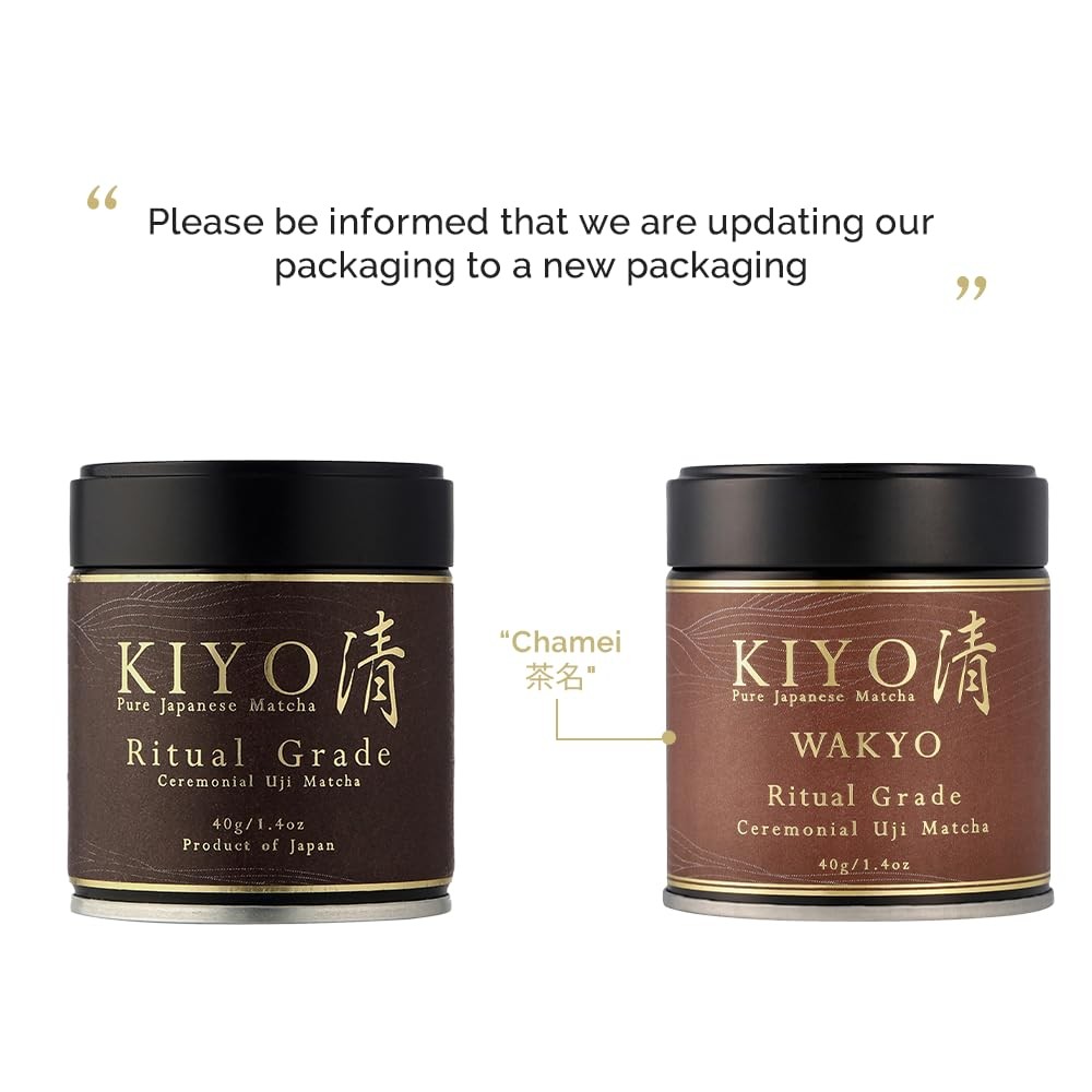 Kiyo Matcha Ritual Grade Wakyo Ceremonial Uji Matcha – Pure Japanese First Ha…