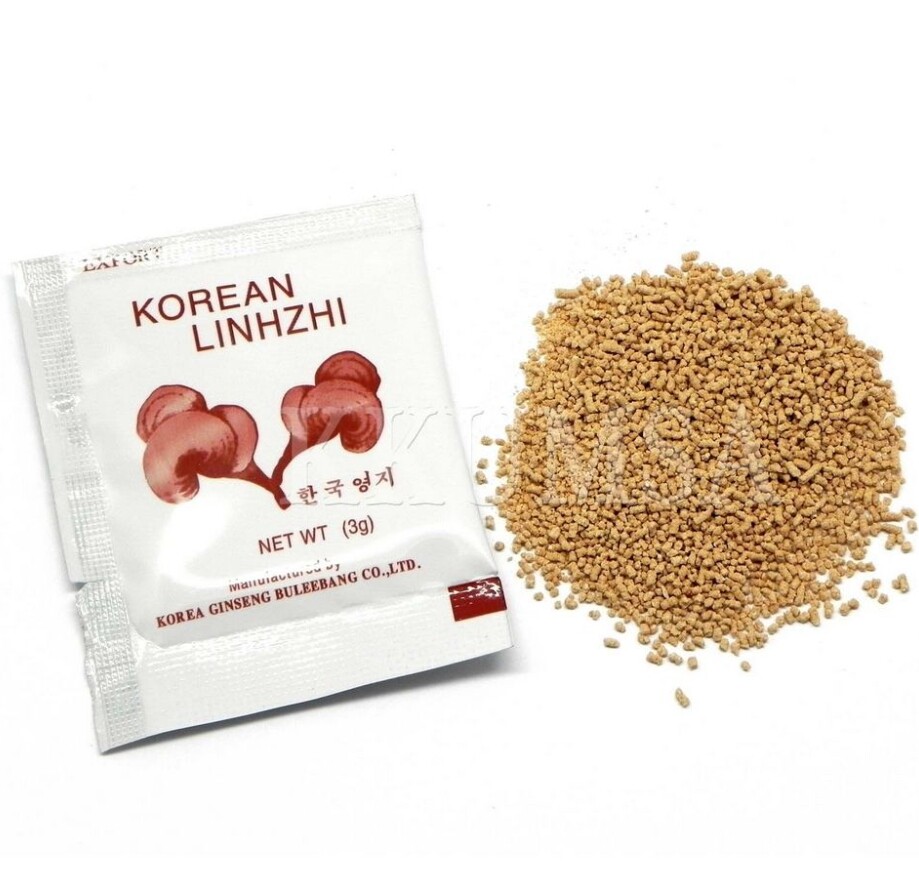 Korea Lingzhi Mushroom Tea 3g x 100pcs Ganoderma Lucidum Reishi South KOREA MADE