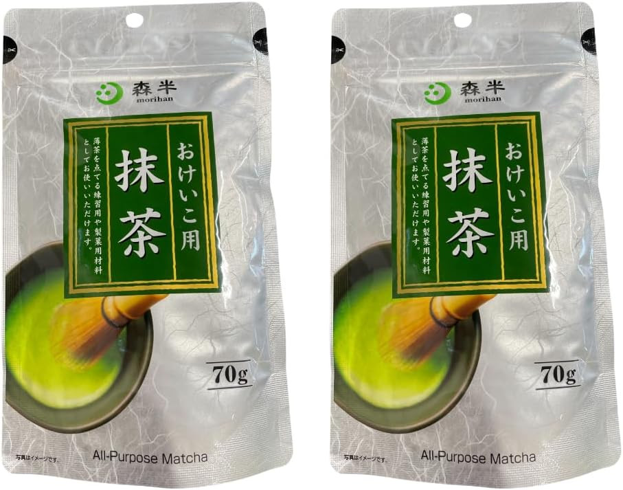 Mori Han Economy Pack Matcha Powder 70g Uji Kyoto Set of 2