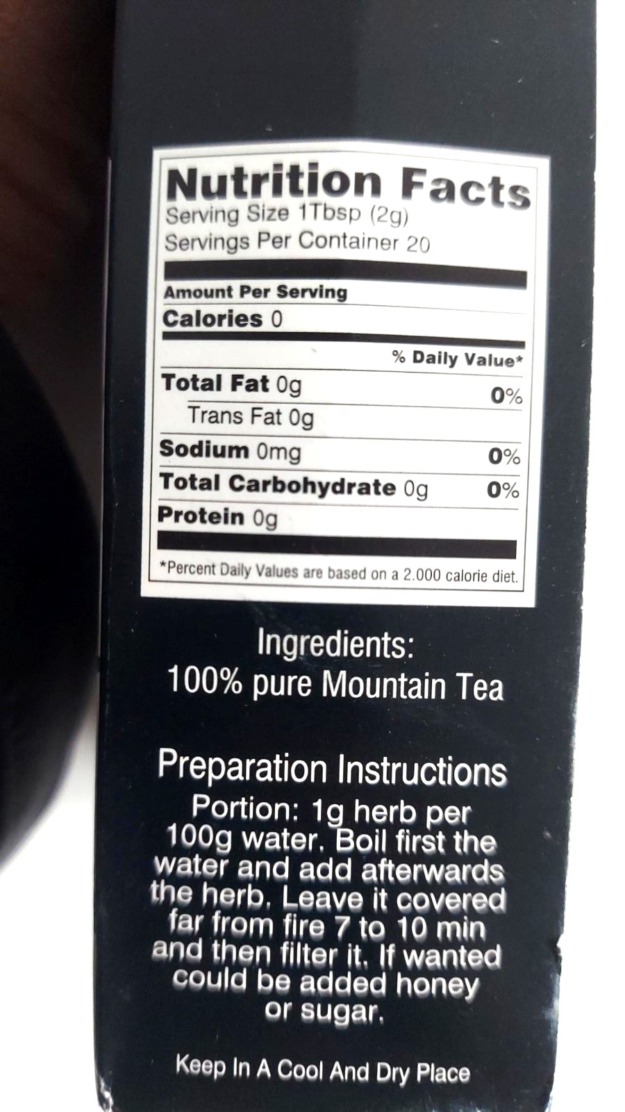 Greek Mountain Tea on Stem 40g (Mt. Taygetos) – Natural Herbal Tea – Few Left