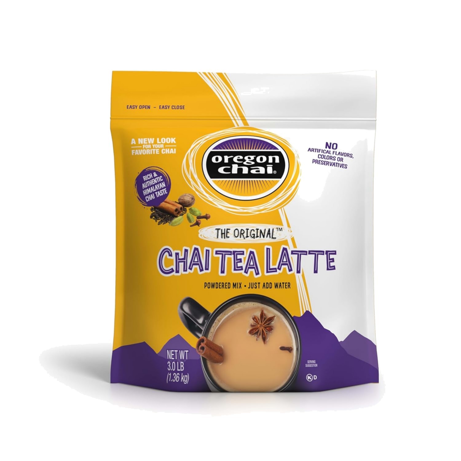 Bulk Chai Latte Mix, 3 lb – Easy to Prepare Hot or Iced Beverage