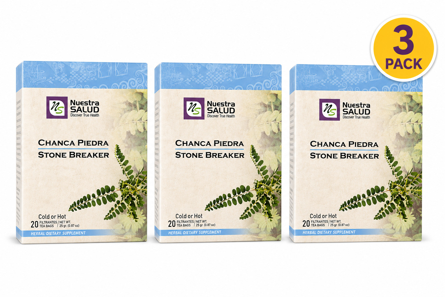 Chanca Piedra Tea Stonebreaker Herbal Tea Value Pack (60 tea bags)