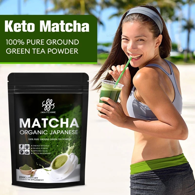 Organic Matcha Powder 100% Pure Japanese Green Tea | Baking Cake Energy Boost