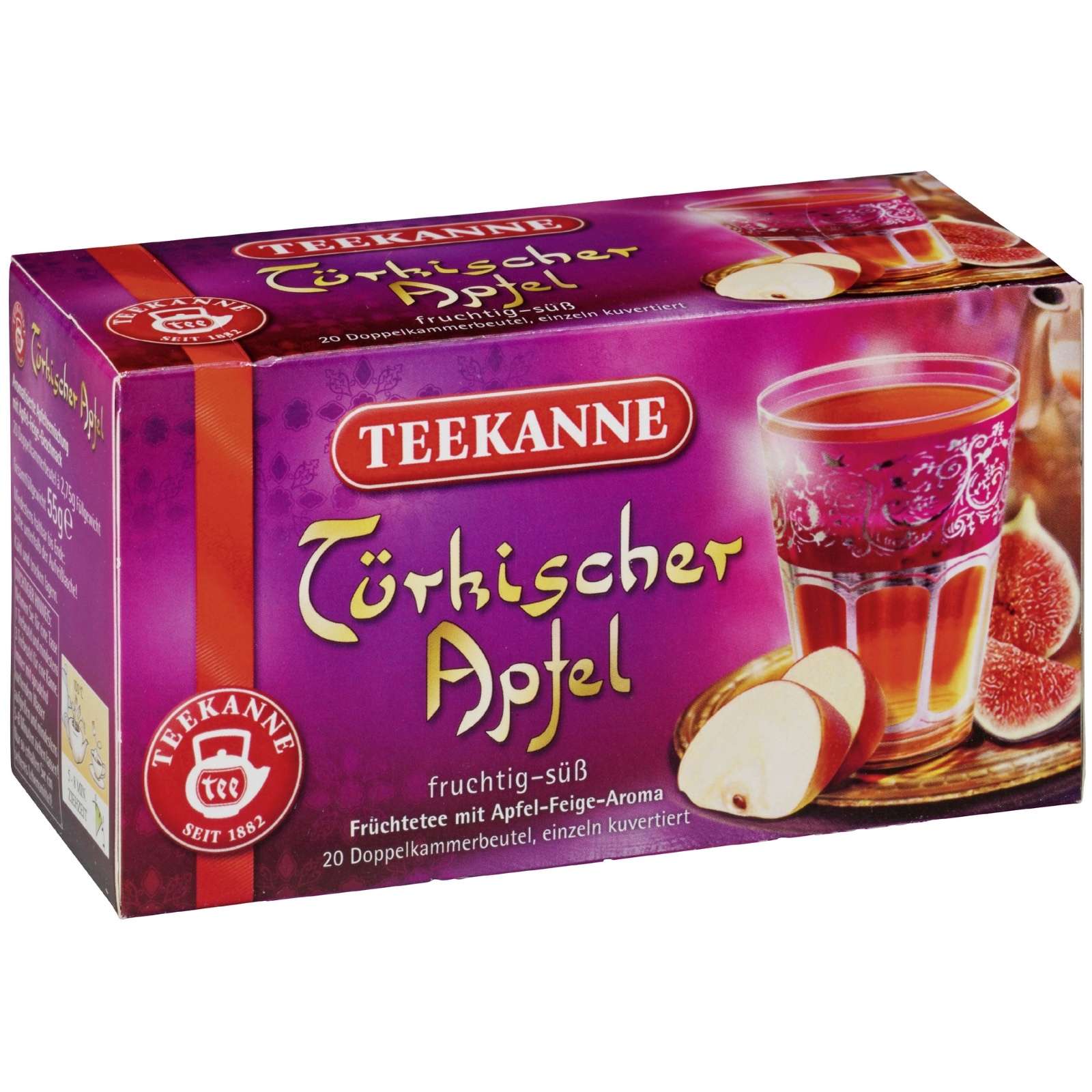 Teekanne Turkish Apple Tea – 20 tea bags- Made in Germany FREE US SHIPPING