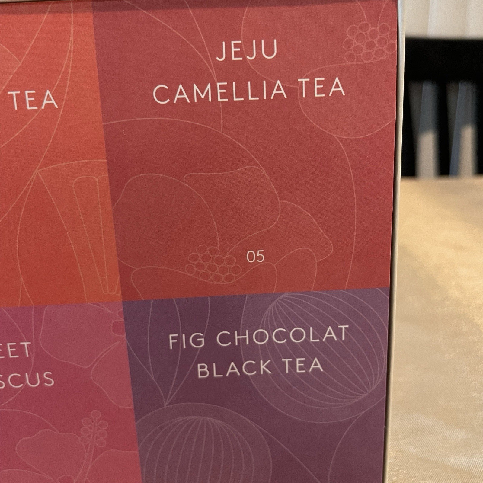 Osulloc Premium Tea Collection Assortment Jeju Green, Pear, Peach, Tangerine