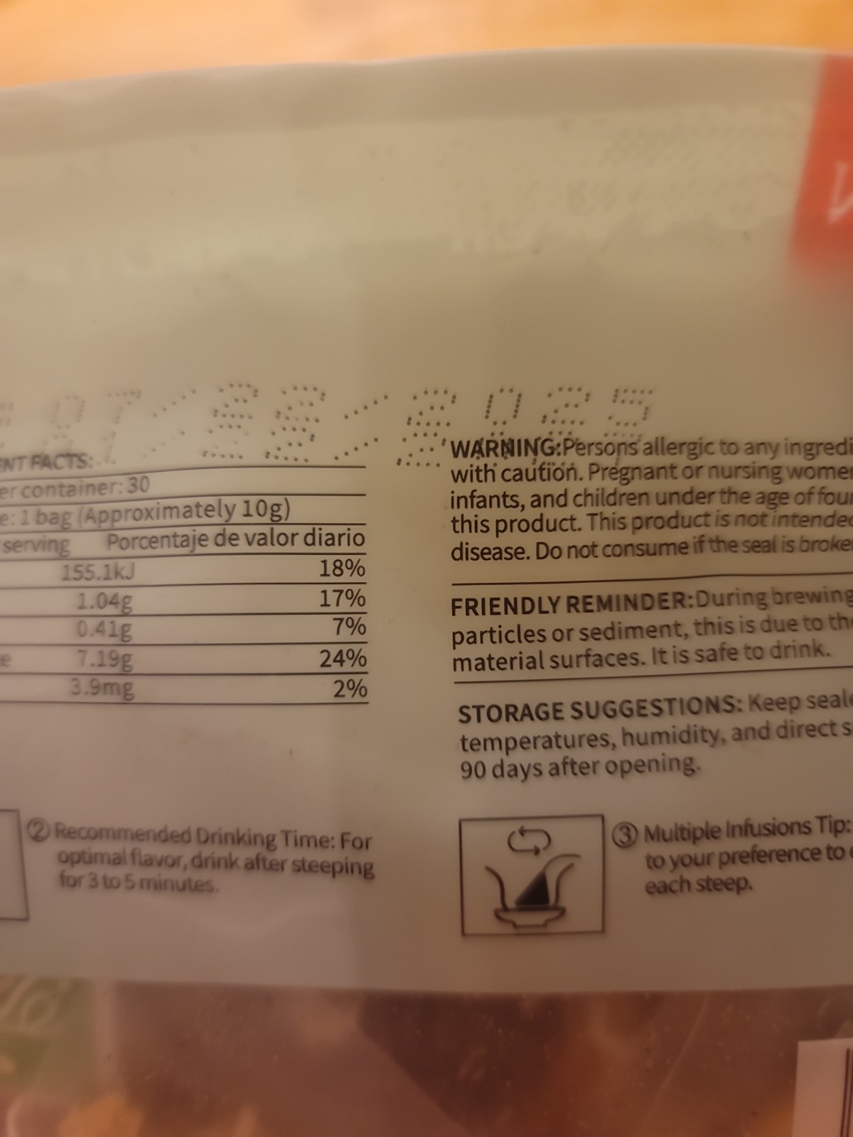 Ginseng Five Treasures Tea 30ct Caffeine-Free Chinese Herbal Kidney Blend – US