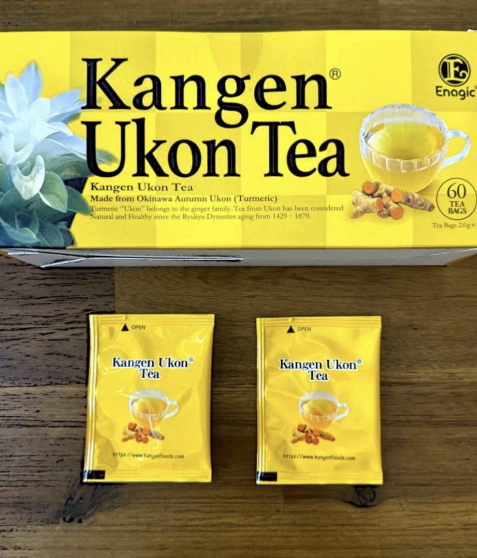Kangen Ukon Turmeric tea 60bags 100% Organic By Enagic Sealed New