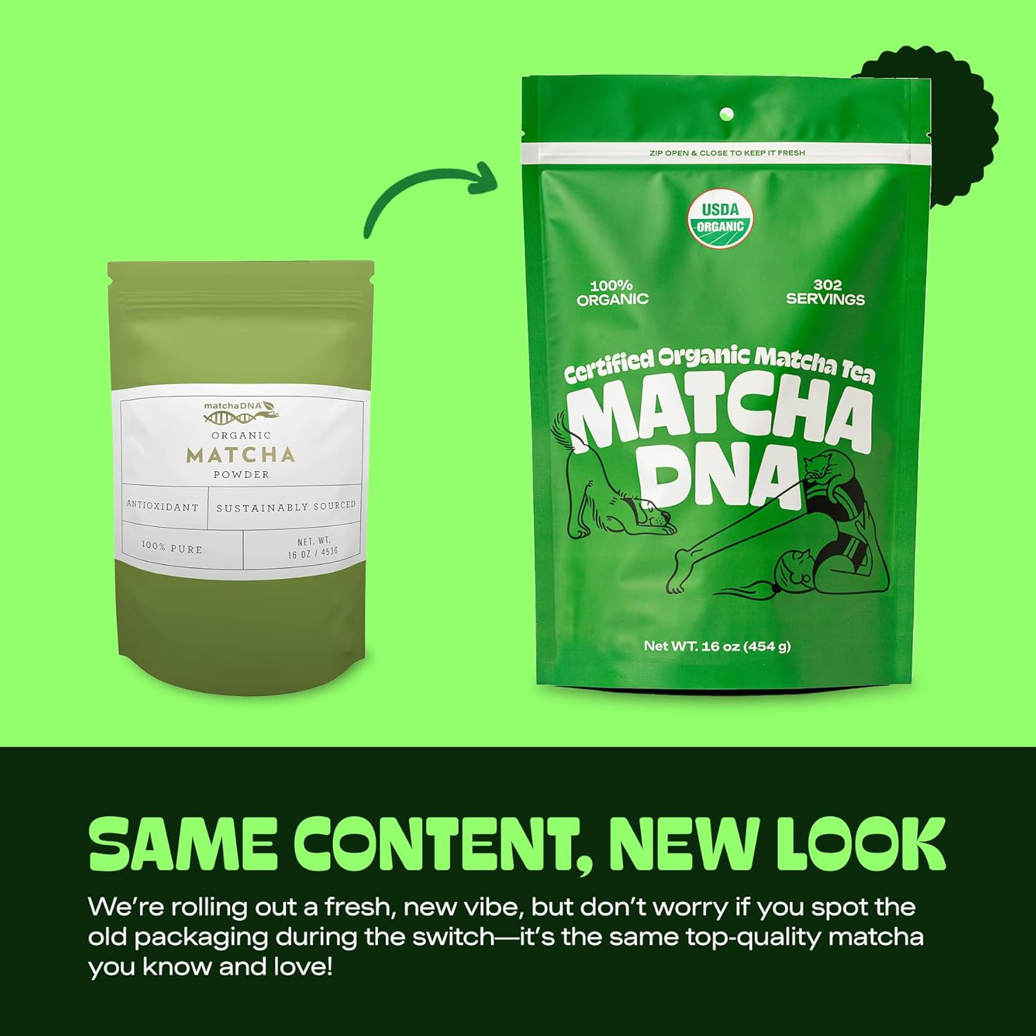 Matchadna Organic Culinary Matcha Green Tea Powder 16 Oz