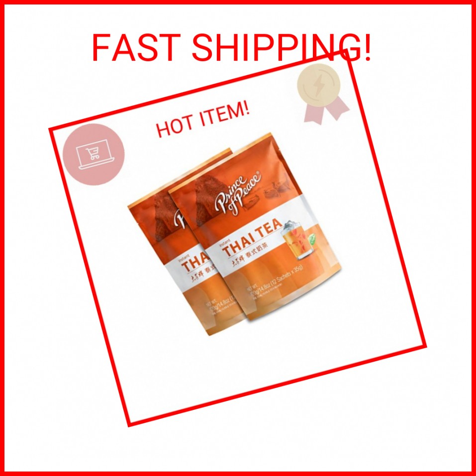Prince of Peace 3 in 1 Instant Thai Tea Beverage, 24 Sachets Value Size – Instan