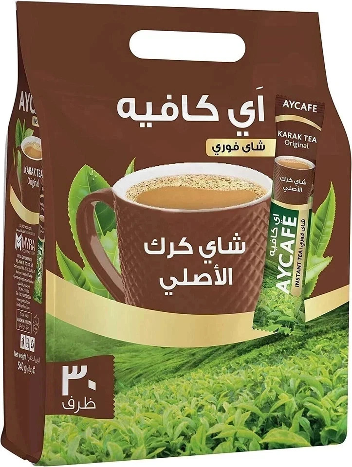 Aycafe Karak Tea Pouch, Original, 30 Sachet Free Shipping World Wide