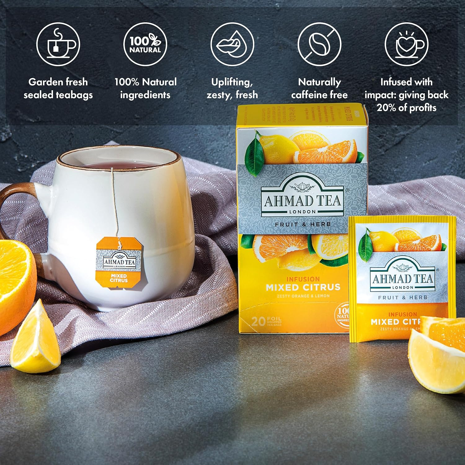 , Mixed Citrus, 20 Count (Pack of 6)