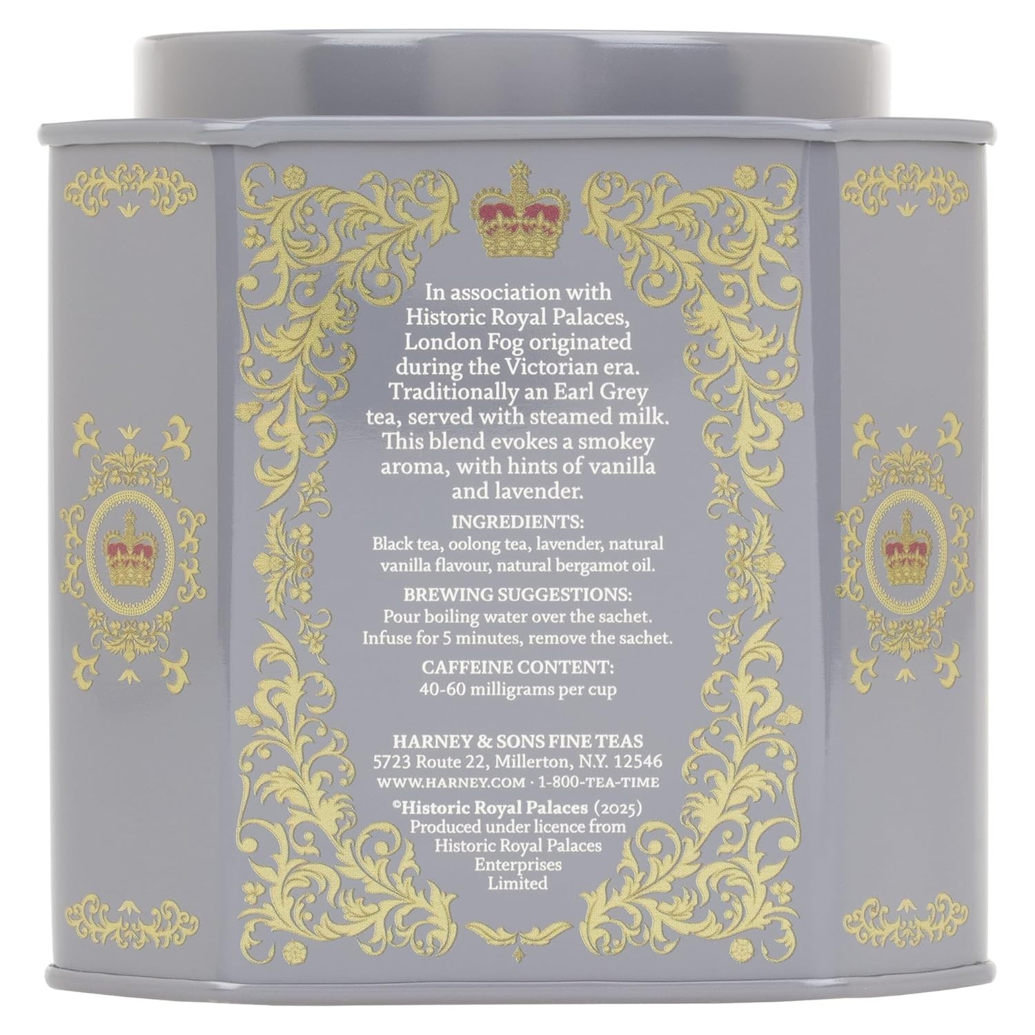 Victorian London Fog Tea, Black & Oolong Tea with Vanilla, Citrus & Lavender,…