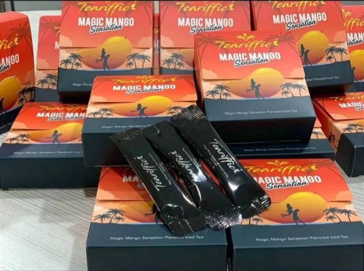 Teariffic Magic Mango Sensation Sexual Men Herb Energy Coffee 1 Box 12 Sachets