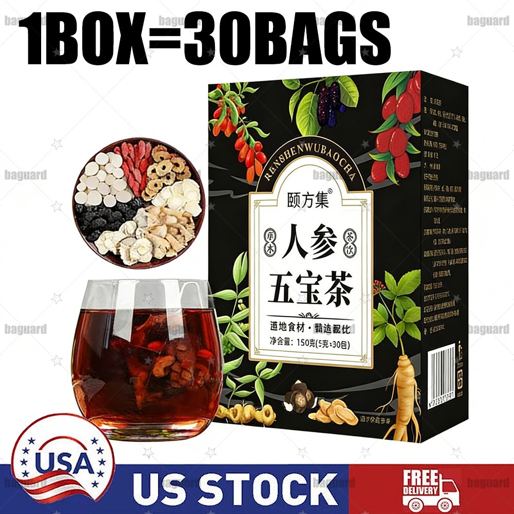 30pcs Ginseng six treasure tea , Kidney tea ,liver tea , red date kidney health*