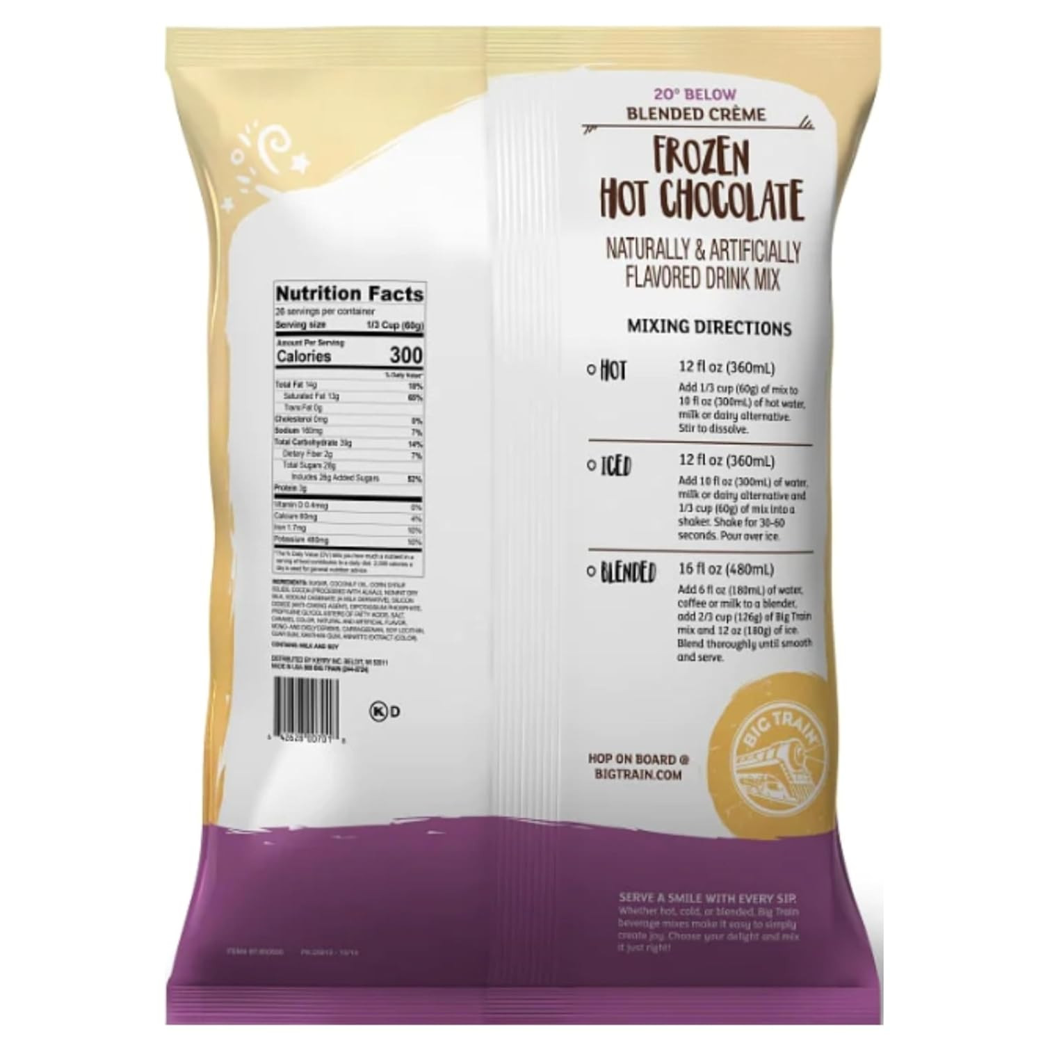 20 below Frozen Hot Chocolate Beverage Mix, 3.5 Pound (Pack of 1)