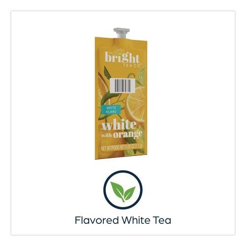 Flavia The Bright Tea Co. White with Orange Tea Freshpack, 100/Carton