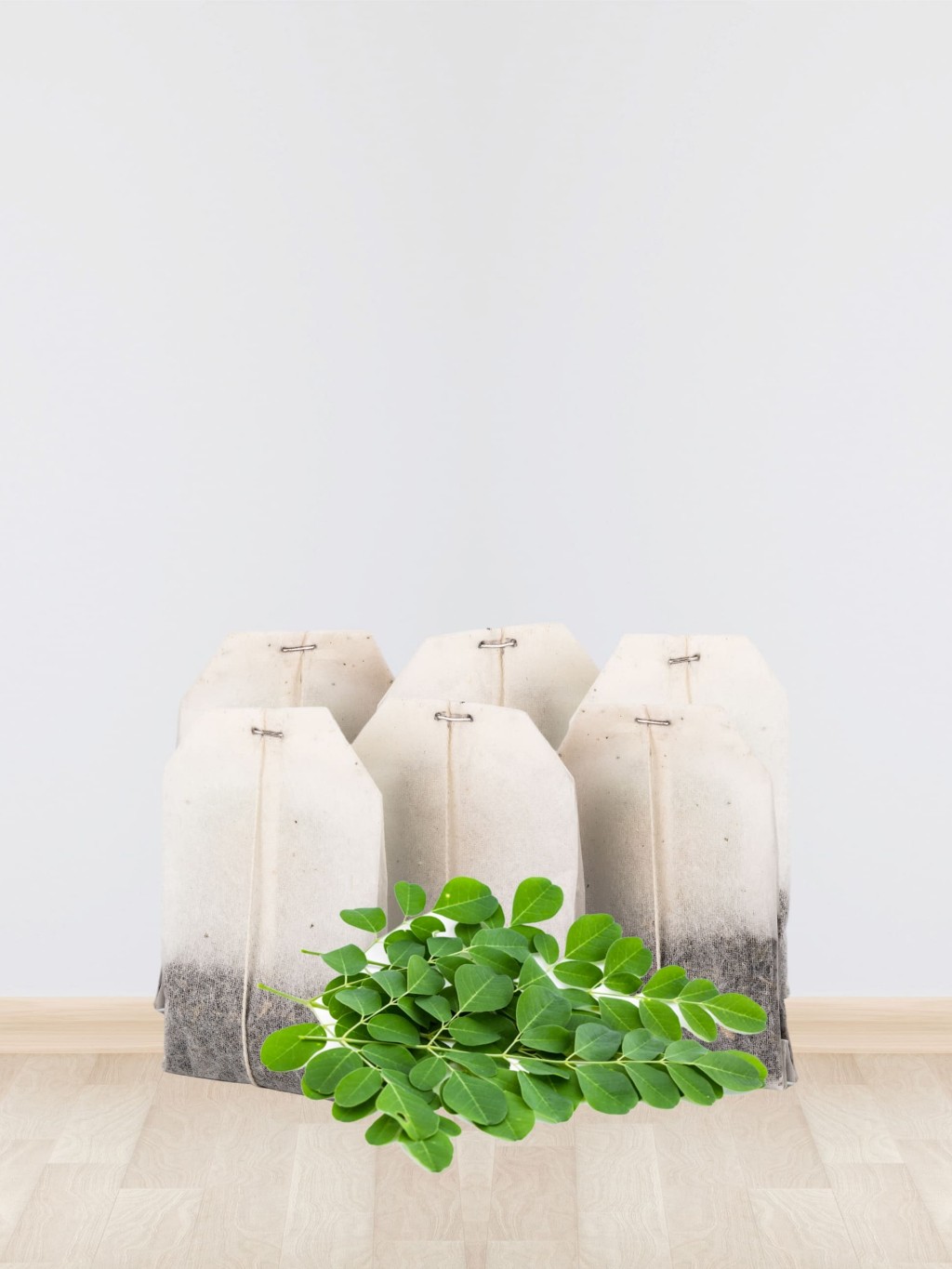 3x moringa leaf herbal tea bags daun kelor 50g each 150g bundle eco conscious