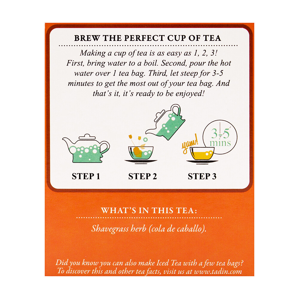 TADIN SHAVE GRASS HERBAL TEA 24 BAGS