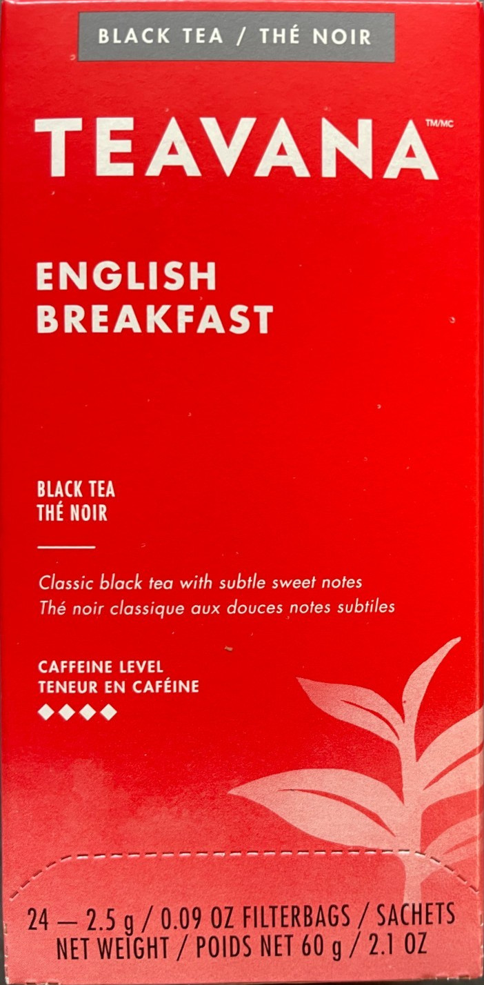 Teavana Starbucks English Breakfast Tea Black Tea Bags (6 Pack) 24 Each 9/2027