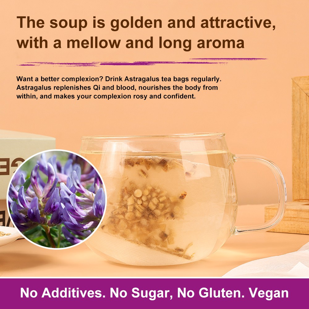 Astragalus Root Herbal Tea Astragalus Membranaceus Herbal Remedy – 2g per Bags