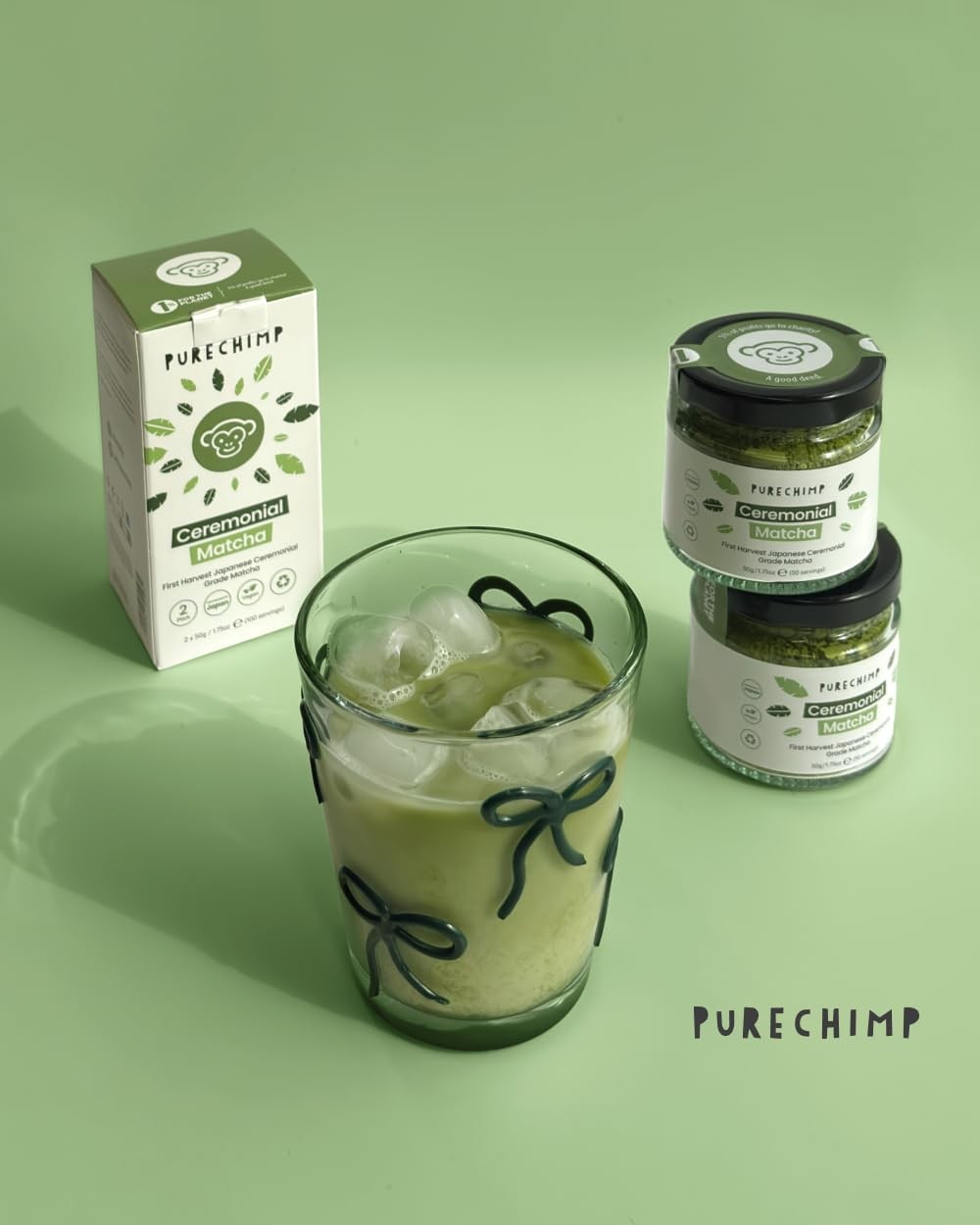 Matcha Green Tea Powder | Regular 50g Jars [Packs Of 2] | Ceremonial Grade Fr…