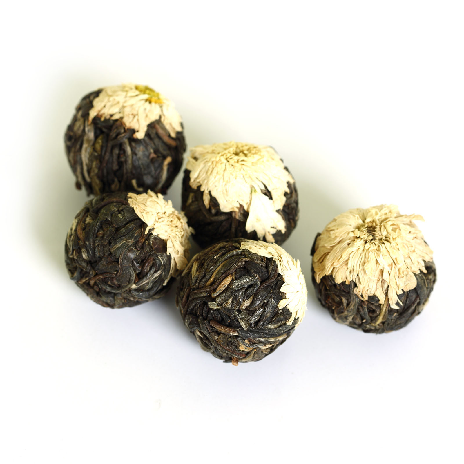 GOARTEA 2017 Year White Chrysanthemum Yunnan puer Pu’er Puerh Tea Raw Ball Tuo