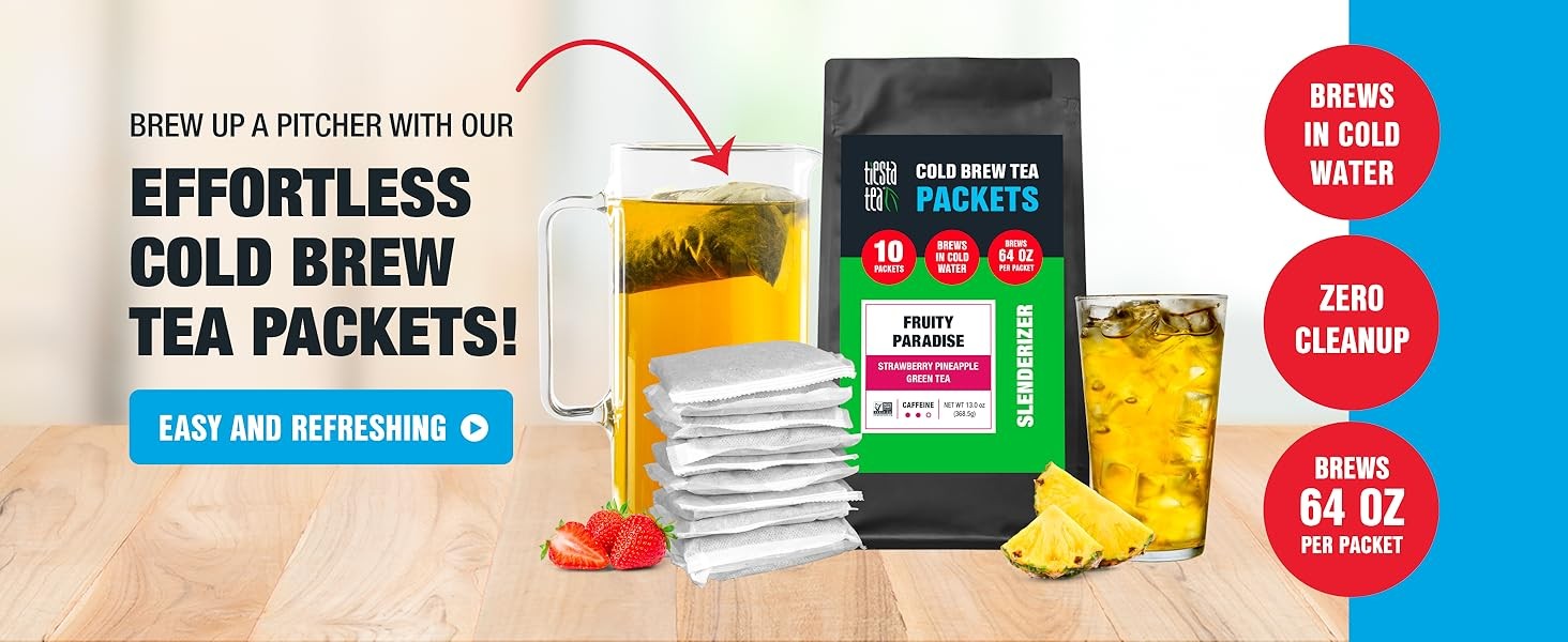 Fruity Paradise, Strawberry Pineapple Green Tea, Premium Loose Leaf Blend,