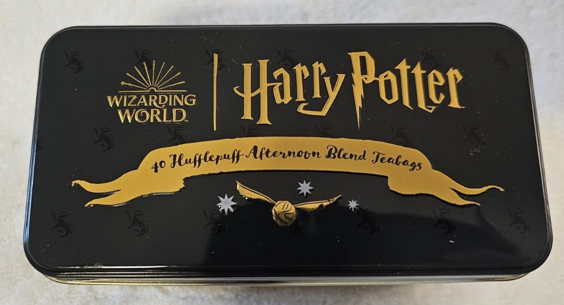 Harry Potter Tins of 40 Breakfast Blend Teabags Each-Full SET NEW Sealed