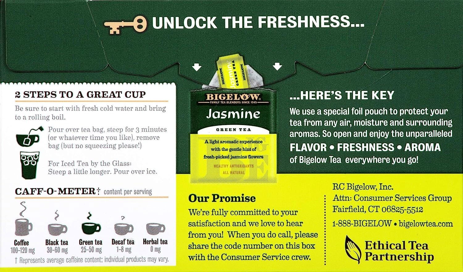 Bigelow Jasmine Green Tea – 20 tea bags