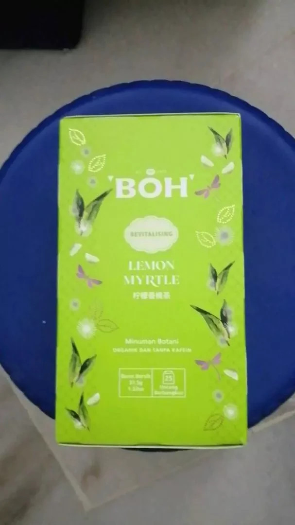 BOH Lemon Myrtle Herbal Tea – 25 Bags Relaxing Lemongrass Lime Citrus Blend