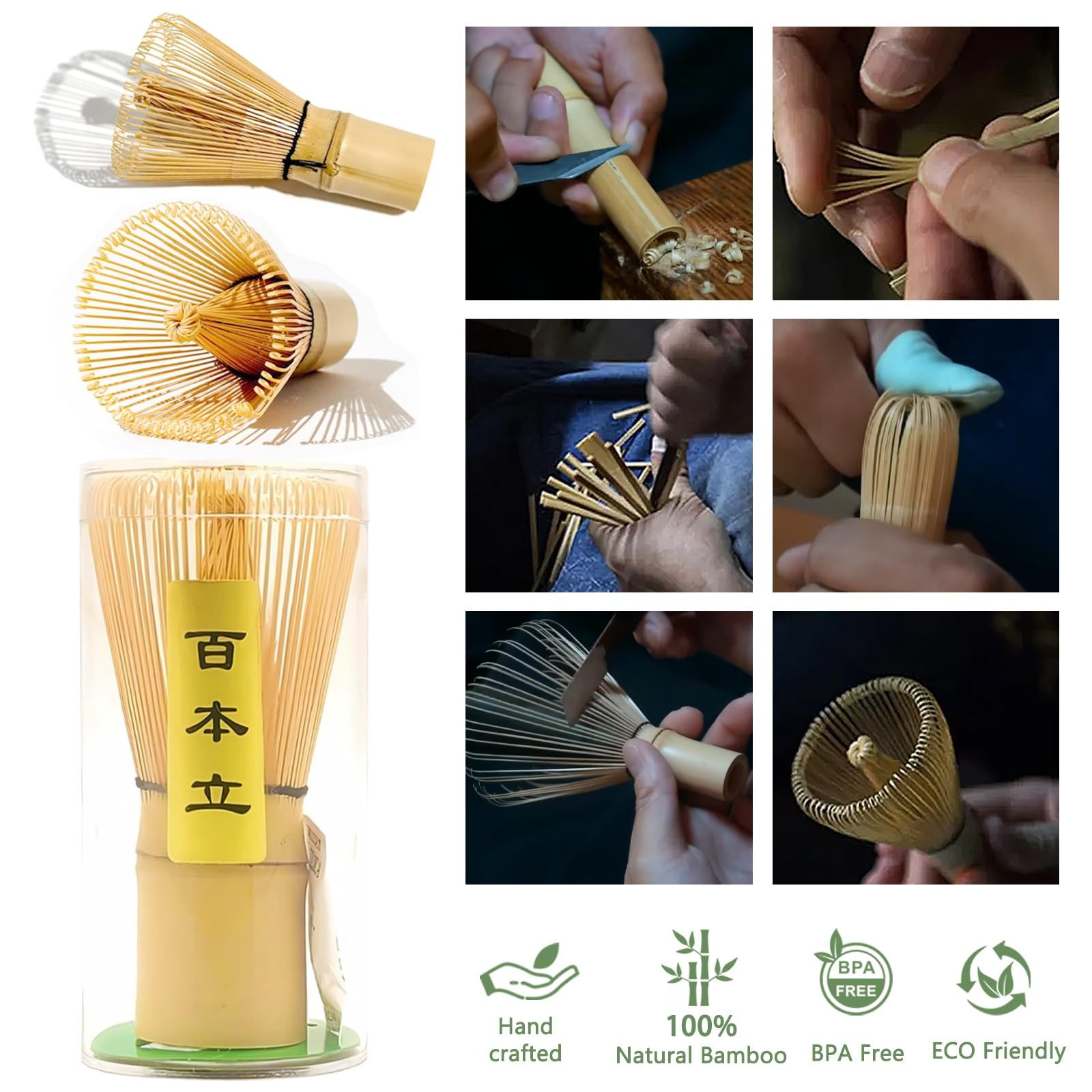 KOIMYSA Matcha Whisk Set With Cherry Blossom Design Bowl And Whisk, Japanese …