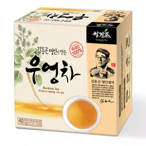 100% Natural Burdock 40 Tea bags Ssanggye