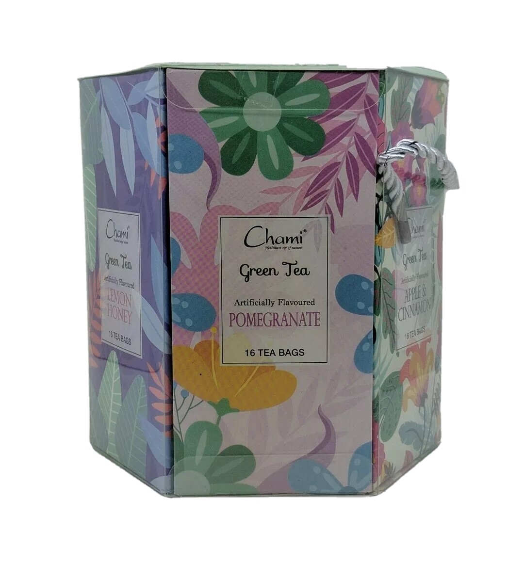 Chami 6 Flavor Tea Sampler 96 Tea Bag Sachets Assorted Tea Gift Set