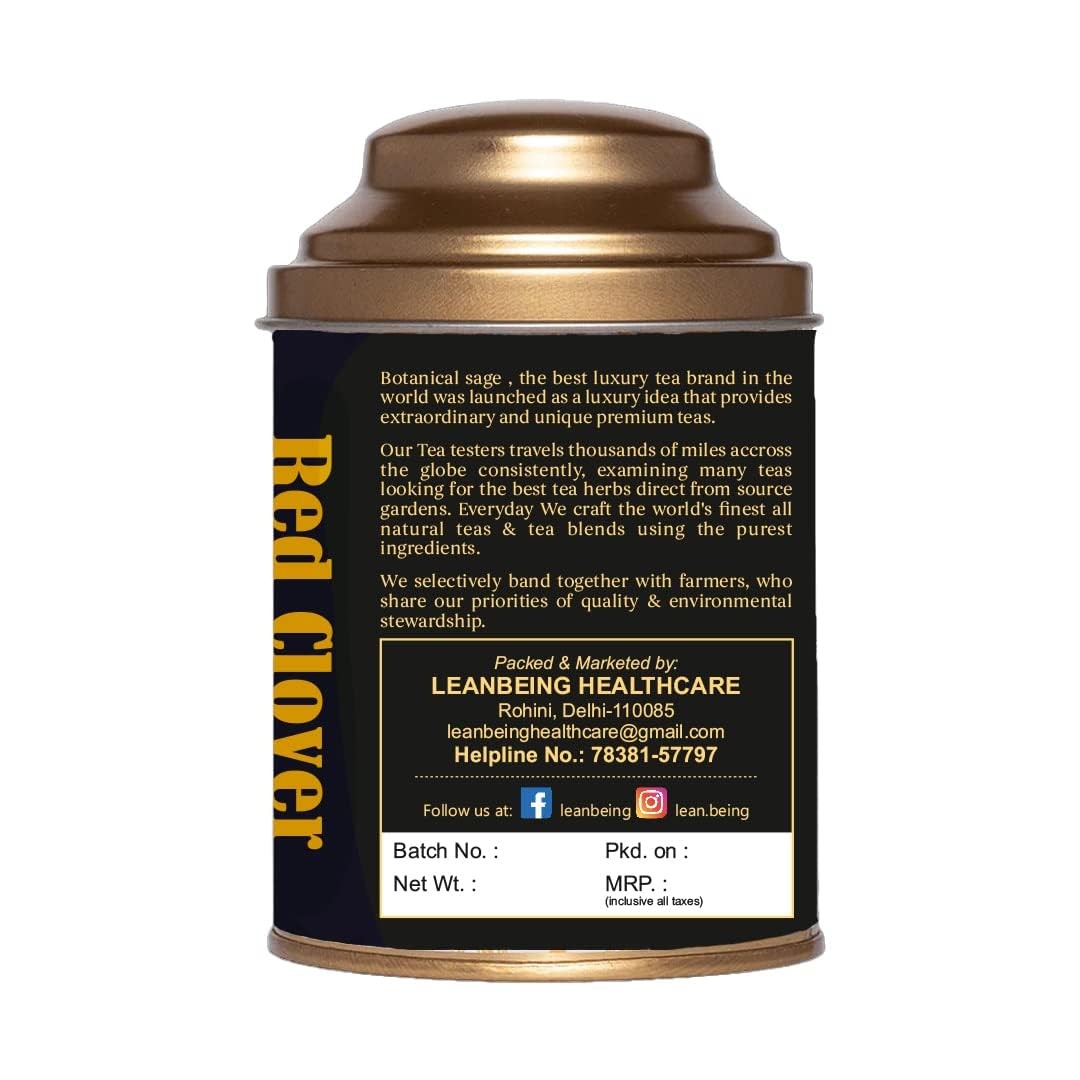 Botanical Sage Red Clover Tea 30 Pyramid Bags | Luxury Nutrient-Rich Tea