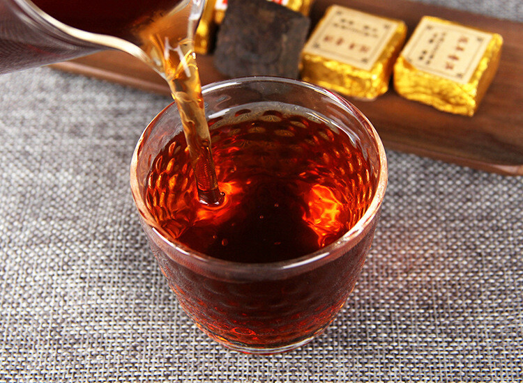 Yunnan ‘Jia’ Word Mini Tea Brick Shu Pu Er Pu-erh Ripe Tea Aged Puerh Brick 250g
