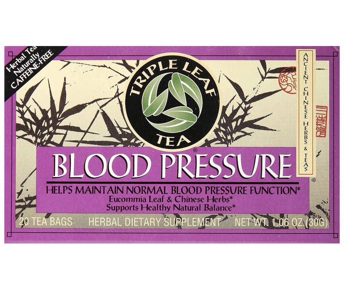 3 Boxes – Triple Leaf Tea Blood Pressure Tea Total 60 Tea Bags Herbal