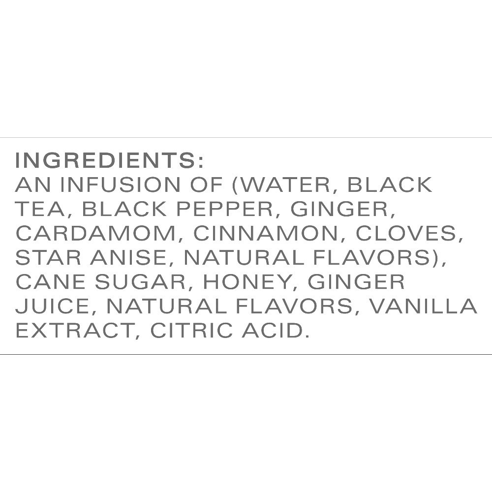 Classic Chai Latte Black Tea Concentrate Real Brewed 32oz Carton for Baking and