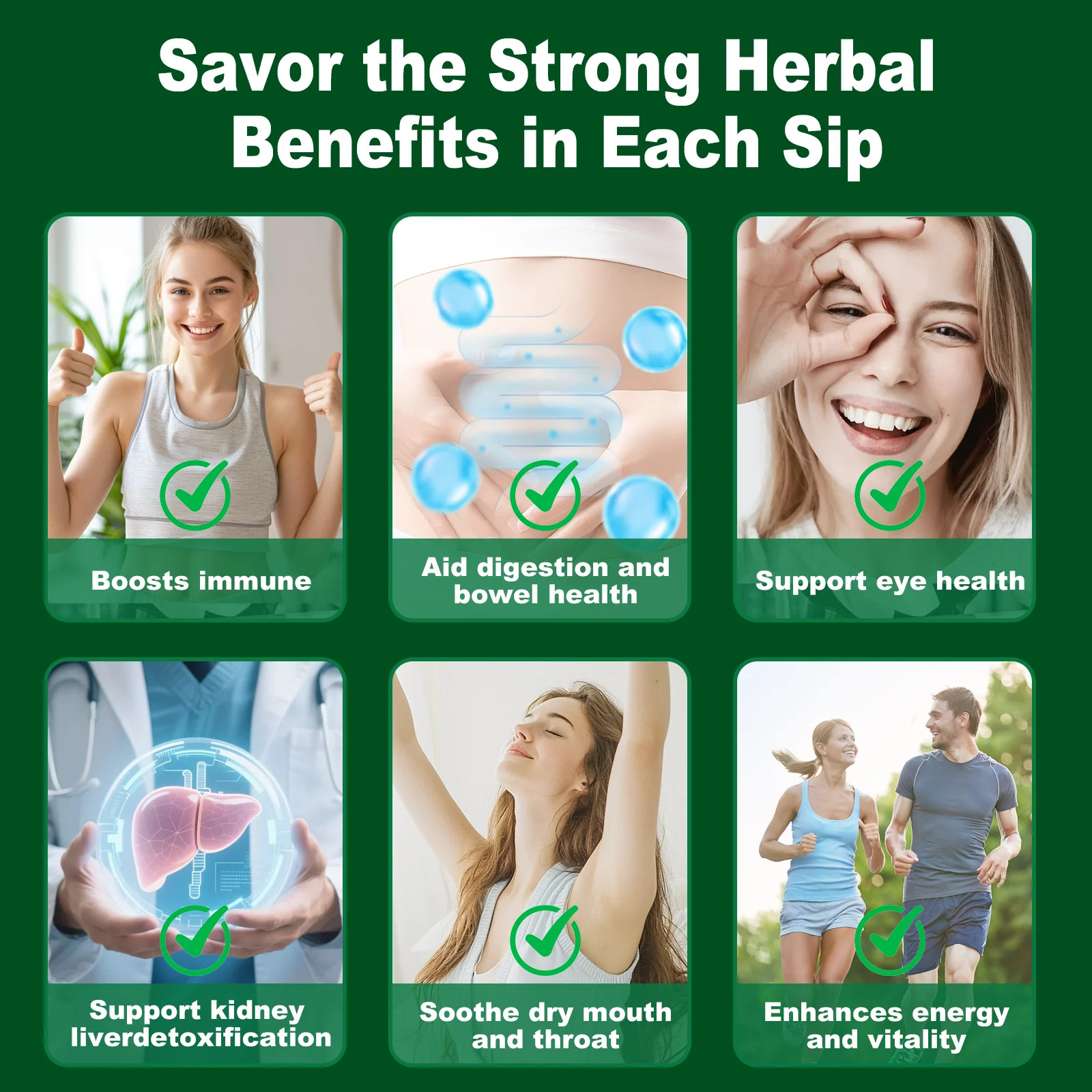 ULTHMOK Detox tea, Helps Detoxify the Liver, Supports Liver Regeneration and Hea