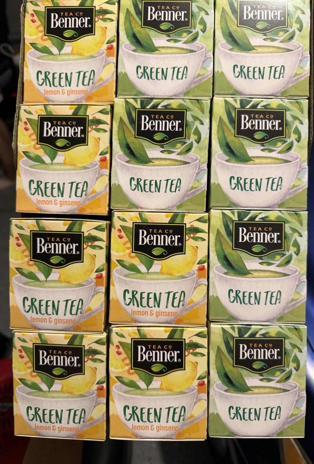Benner Tea. 2 Flavors. 15 Boxes. Not Expired Until 2027. Brand New.