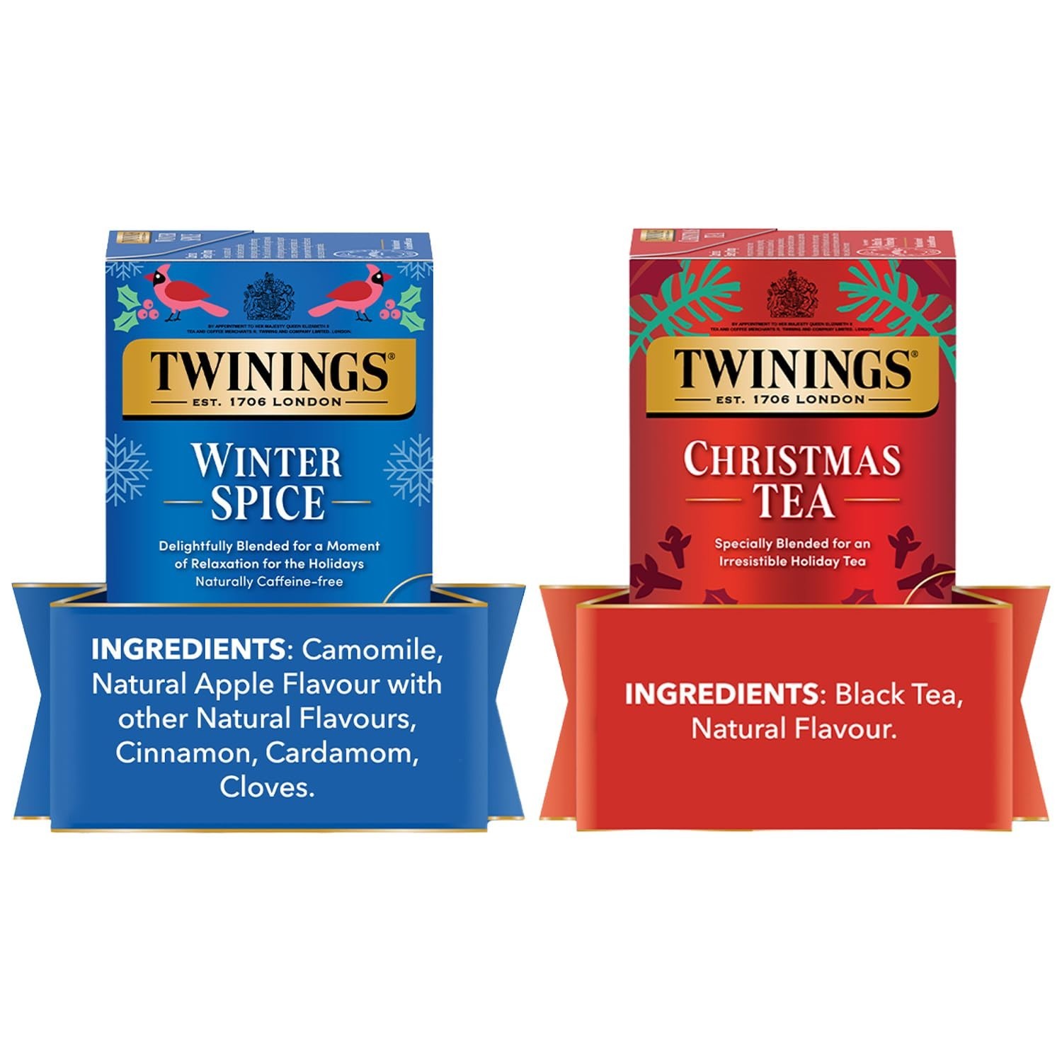 Celebrate with Holiday Tea Variety – Sweet Spices & Relaxing Flavors, 40 Bags