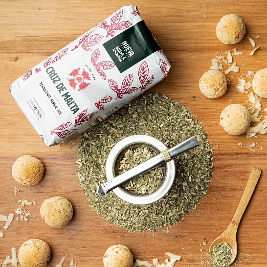 Cruz de Malta Yerba Mate Tea – 1kg (2.2 lbs) Loose Leaf – Traditional Argentine