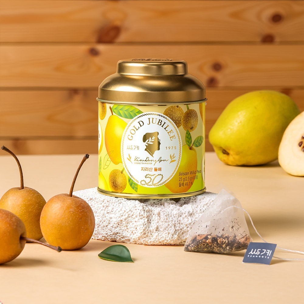 Korean Wild Pear Tea 10 Bags | Jirisan Blend with Quince | Ssanggye