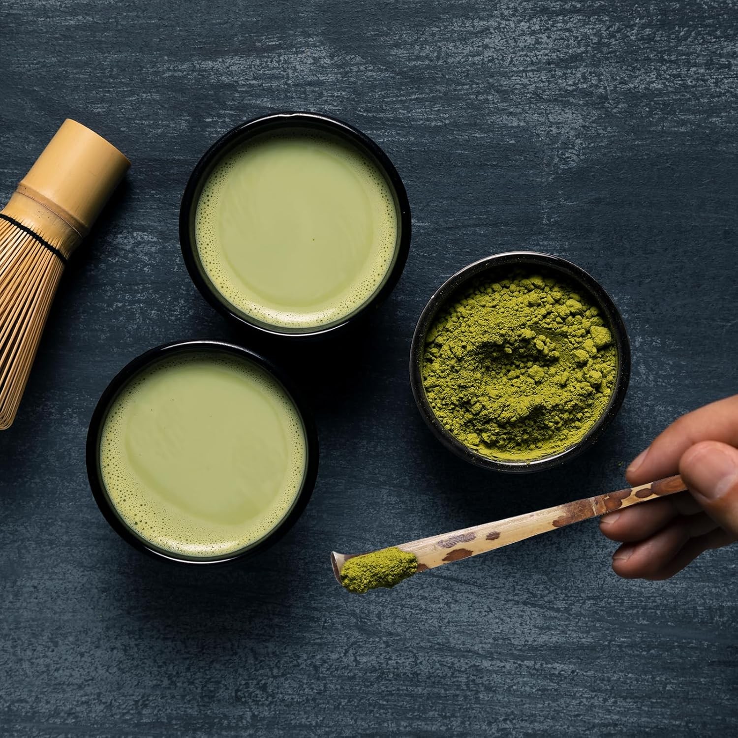 3PCS Bamboo Matcha Spoon Japanese Chashaku Tea Scoop Powder Coffee Spices