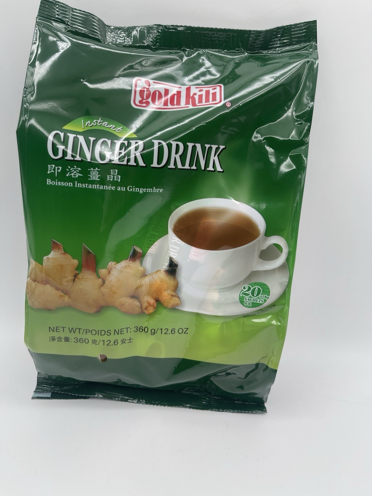Gold Kili Instant Ginger Tea 20 pieces
