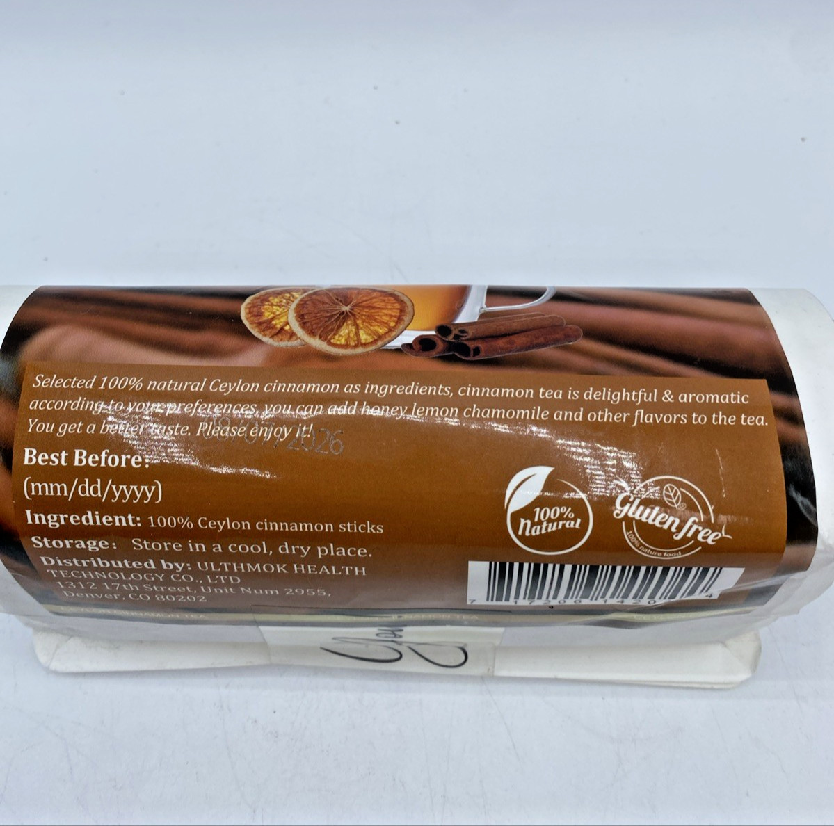 Premium 100 Pure Ceylon Cinnamon Tea Bags, Made with 100% Ceylon Cinnamon Sticks