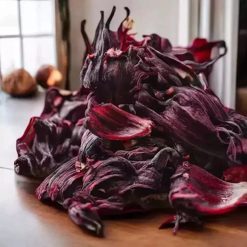 Dried Hibiscus Flowers Cut & Sifted, Flor de Jamaica, Hibiscus Tea Jamaica 100g