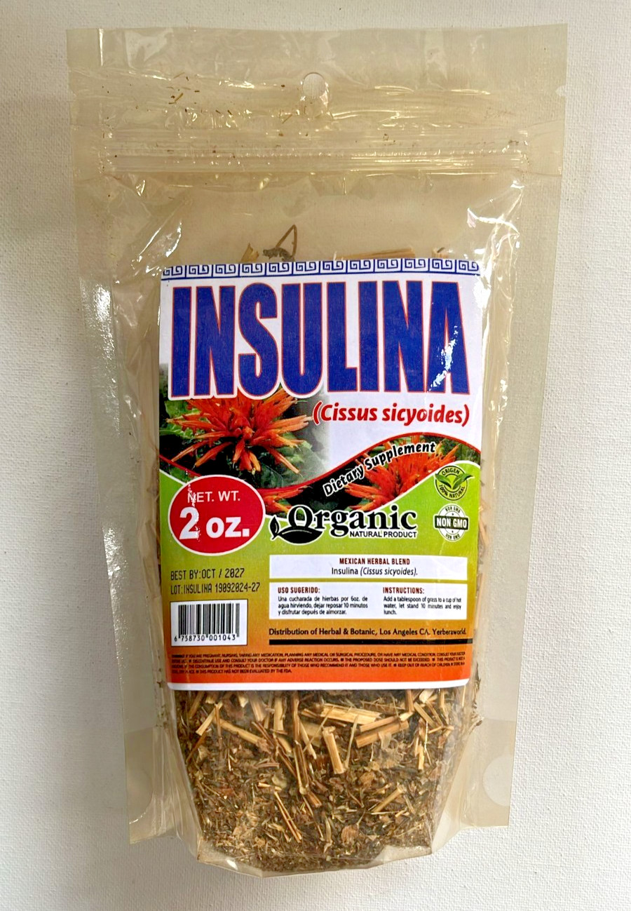 Insulina / Insulin Plant 2oz – Organic Mexican Herbal Tea/ Té Natural de Hierbas