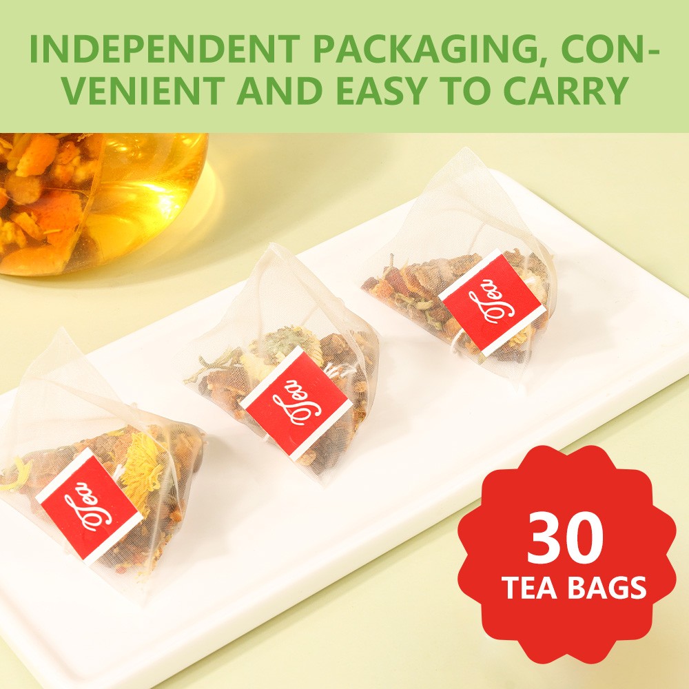 Chrysanthemum Cassia Seeds Tea Honeysuckle Wolf-Berry Burdock Root Herbal Teabag